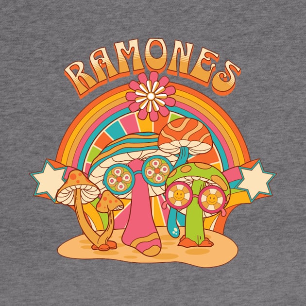 ramone mushroom band by IJUL GONDRONGS